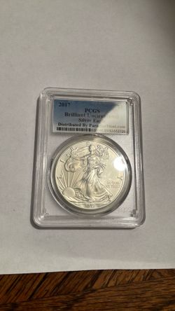 Silver eagle graded - 2017