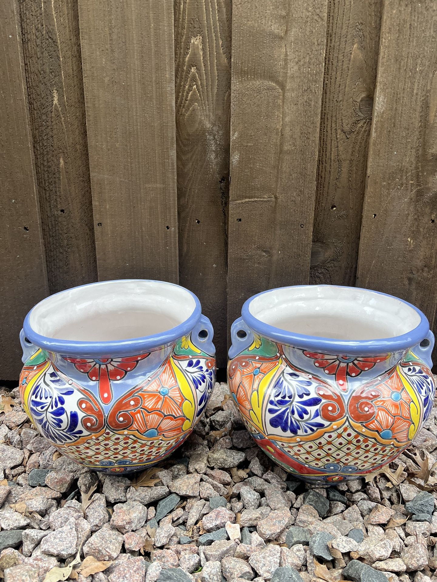 Mexican Talavera Planters, Pottery, Clay Pots. for Sale in Carrollton