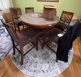 Table and 6 chairs