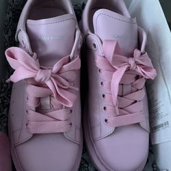 PINK SILVER ZIP ALEXANDER MQUEENS 
