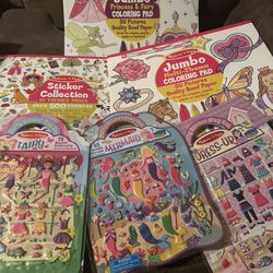 New Melissa & Doug huge art coloring and sticker lot
