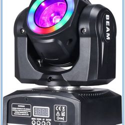 Mini Moving Head DJ Light LED 60W Beam Moving with Halo Effect RGBW 4In1 Dj Ligh