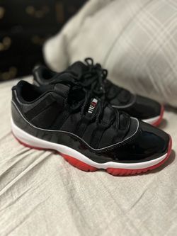 New Air Jordan 11 Retro Low Bred Sneakers size 9- No Box