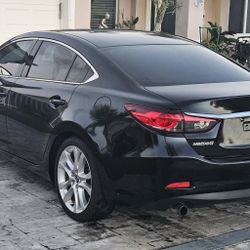2014 BLACK MAZDA 6 SEDAN