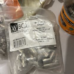 Box with sockets and everything for an electrician 