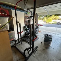 Weight Lifting Bench Full Set Up