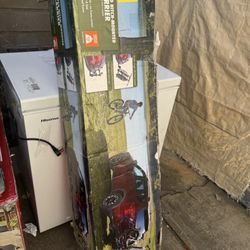 Ozark Trail Premium Platform Steel Bike Rack with 132lbs Load Capacity, 2" Hitch Receiver E-Bike Compatible