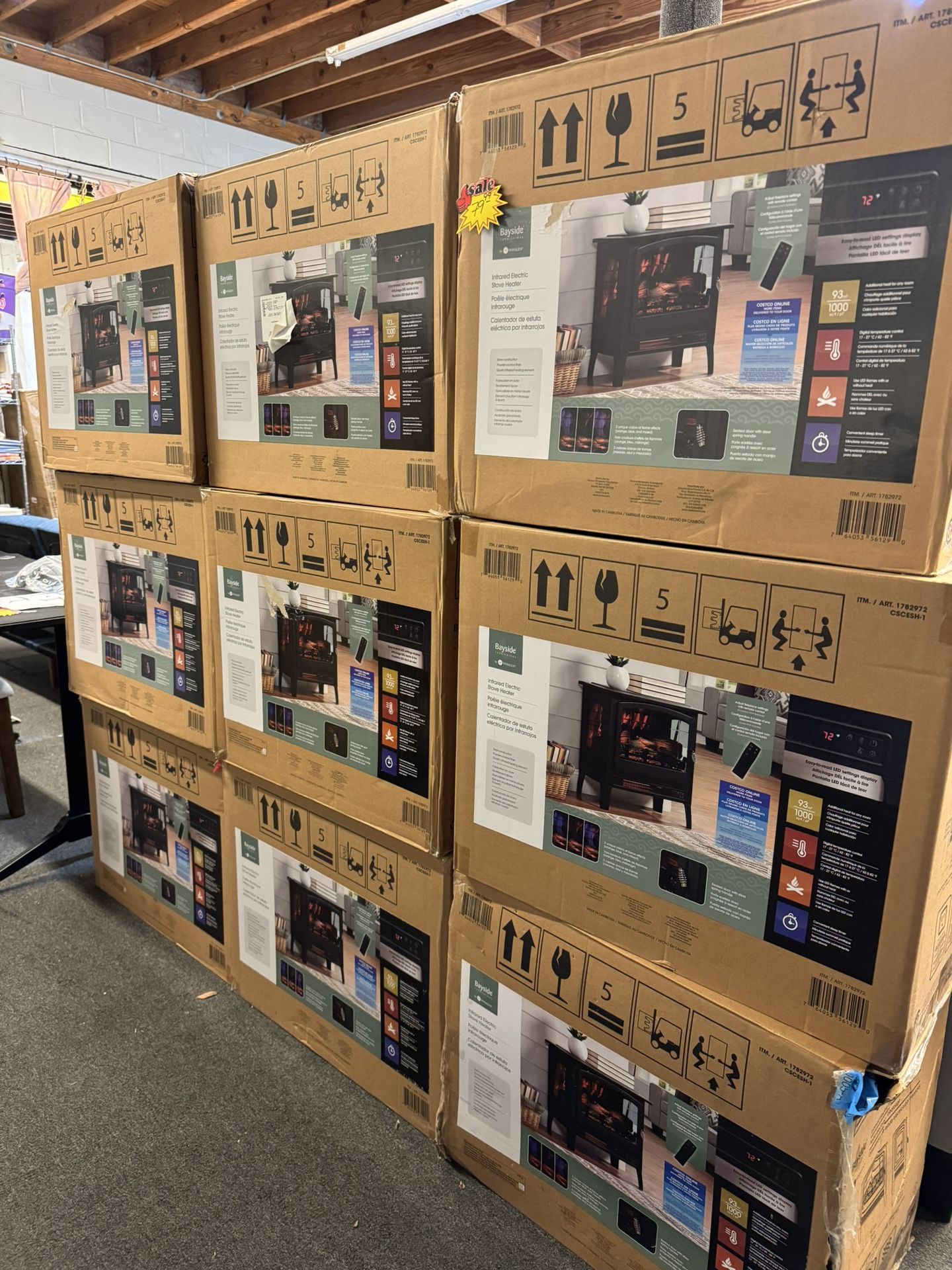 Electric Fireplace Heater $79.99 Each