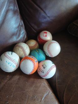 Mixed Lot of 8 Baseballs