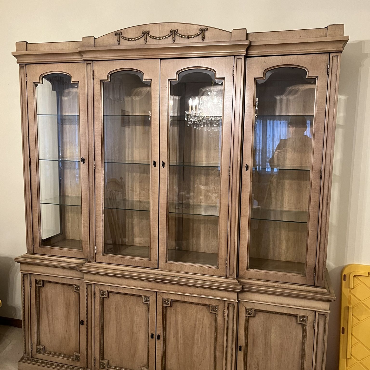 Beautiful Vintage Buffet And China