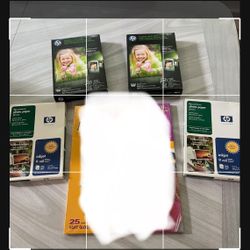 Lot Photo Paper HP Kodak 4x6 Premium Everyday Soft Glossy. NEW.   