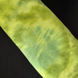Fleece, Green Tie Dye Print
