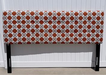 ✨ Oversized King Headboard – Retro Mid-Century Style ✨