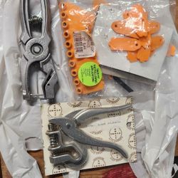Sheep And Goat Ear Tagging Tools And Tags