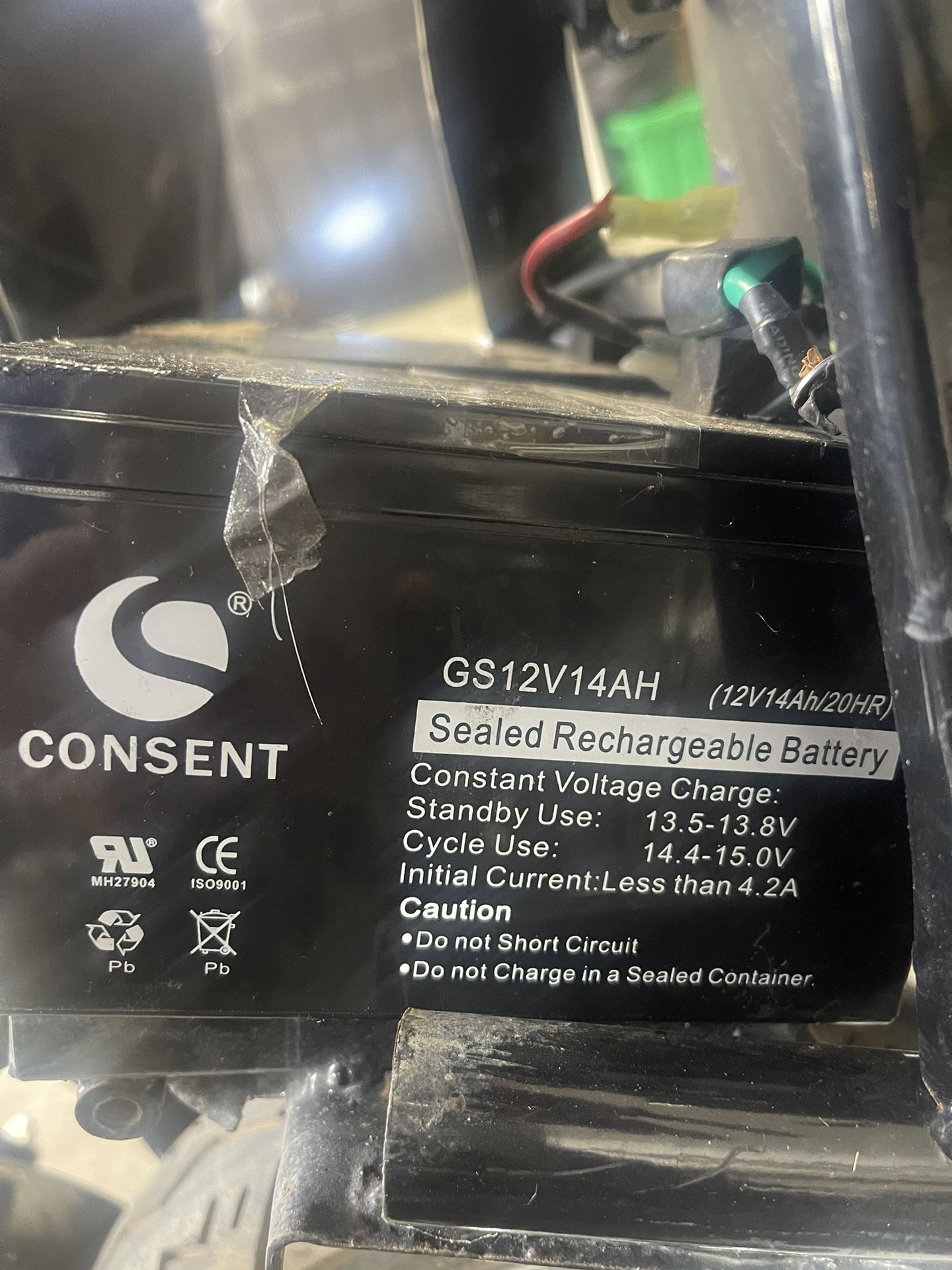4- Married 12v 14AH Batteries