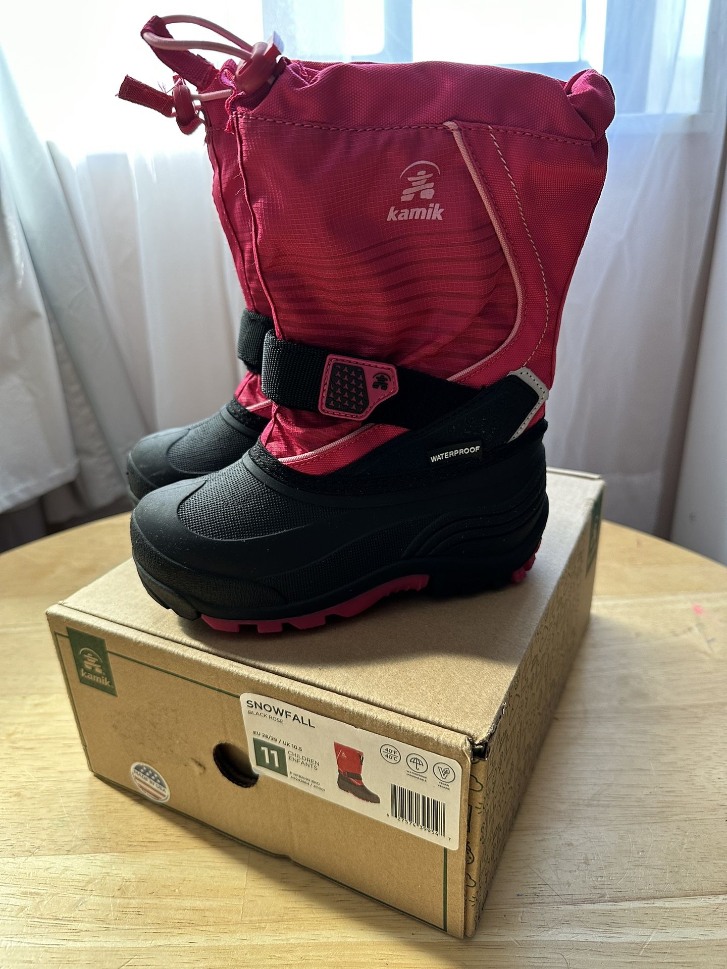 Kamick Snowfall Boot Toddler Girls Size 11