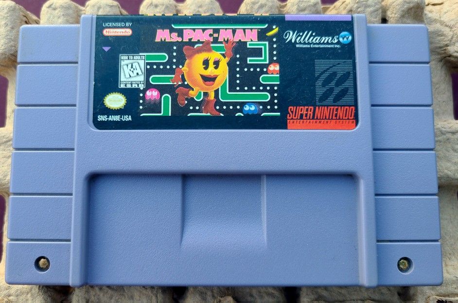 1996 Mrs.PAC•MAN   SUPER NINTENDO