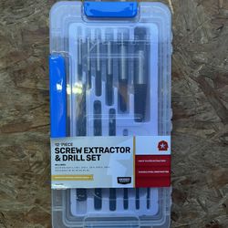 SCREW EXTRACTOR & DRILL SET