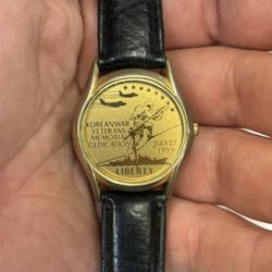 Korean War Veterans Memorial Unisex Watch! New Battery! 