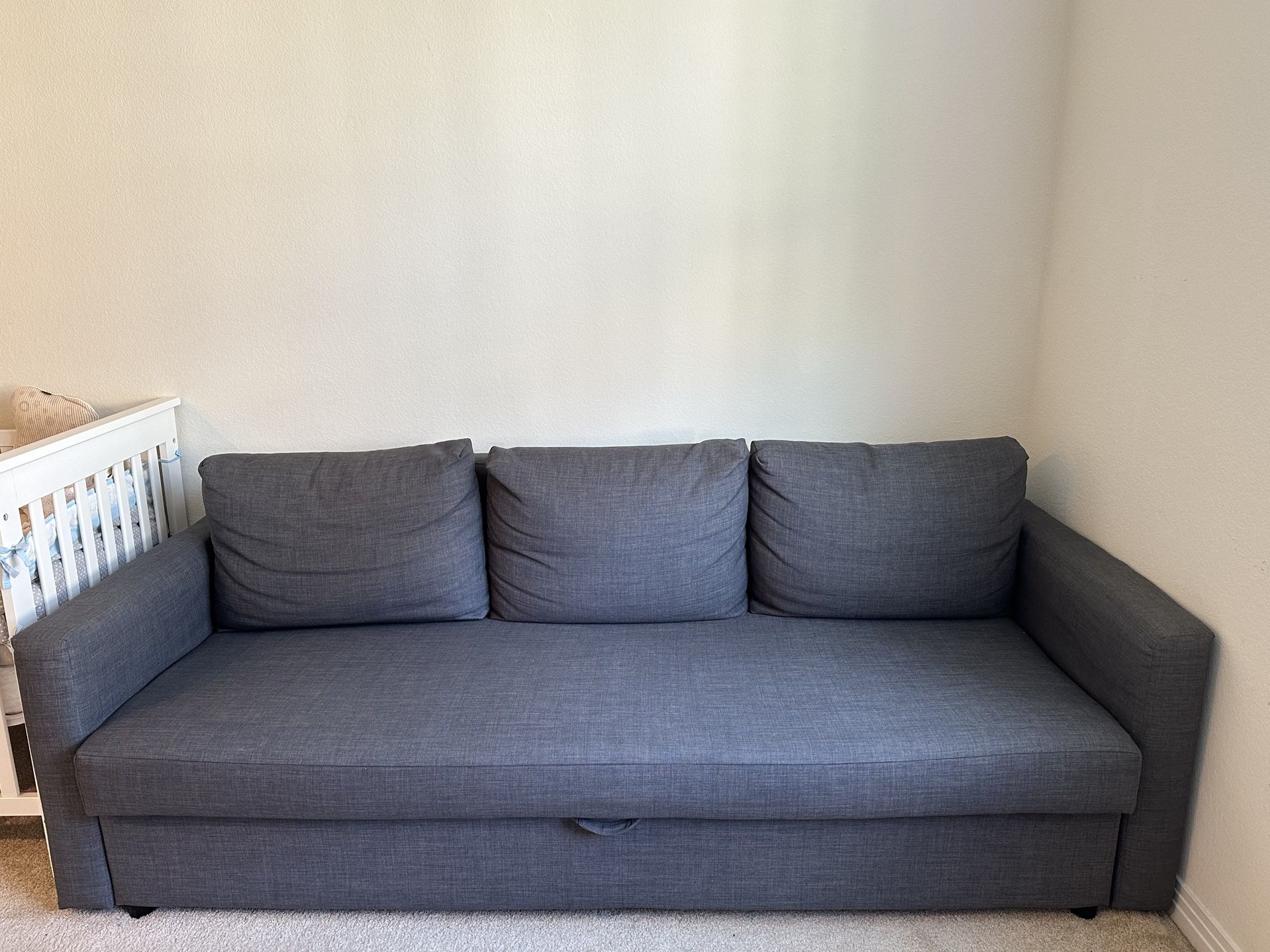 Moving Sale Lightly Used ikea Sofa Bed(Sleeper Sofa/Dark Gray) in