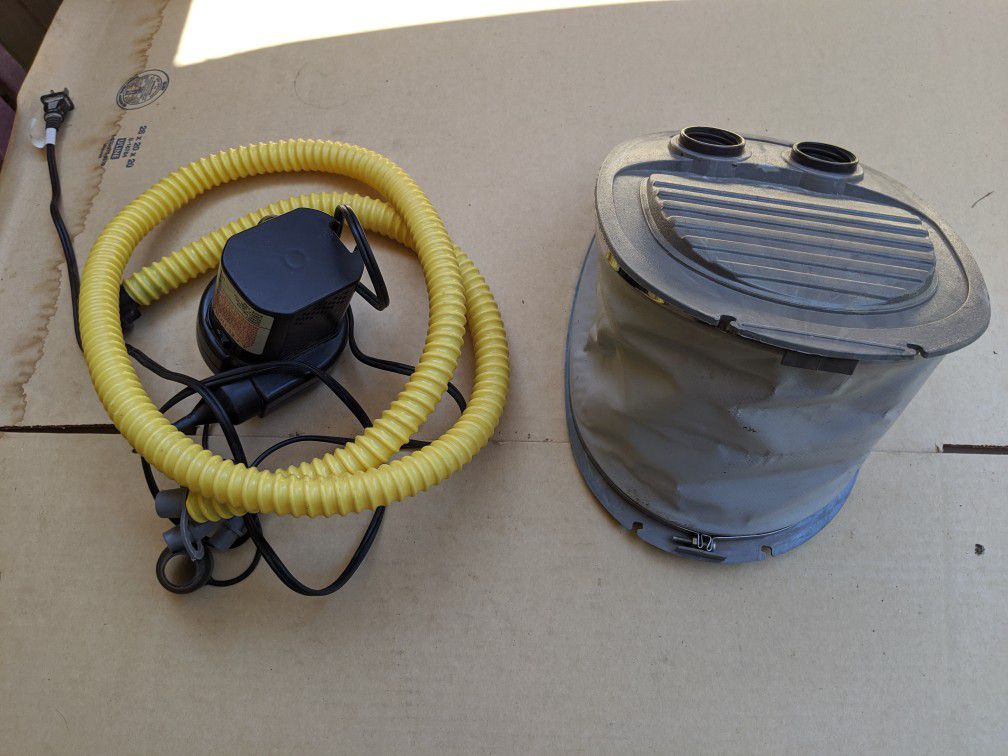 Air pump for inflatable boat