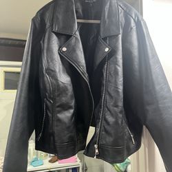 Faux Leather Jacket 
