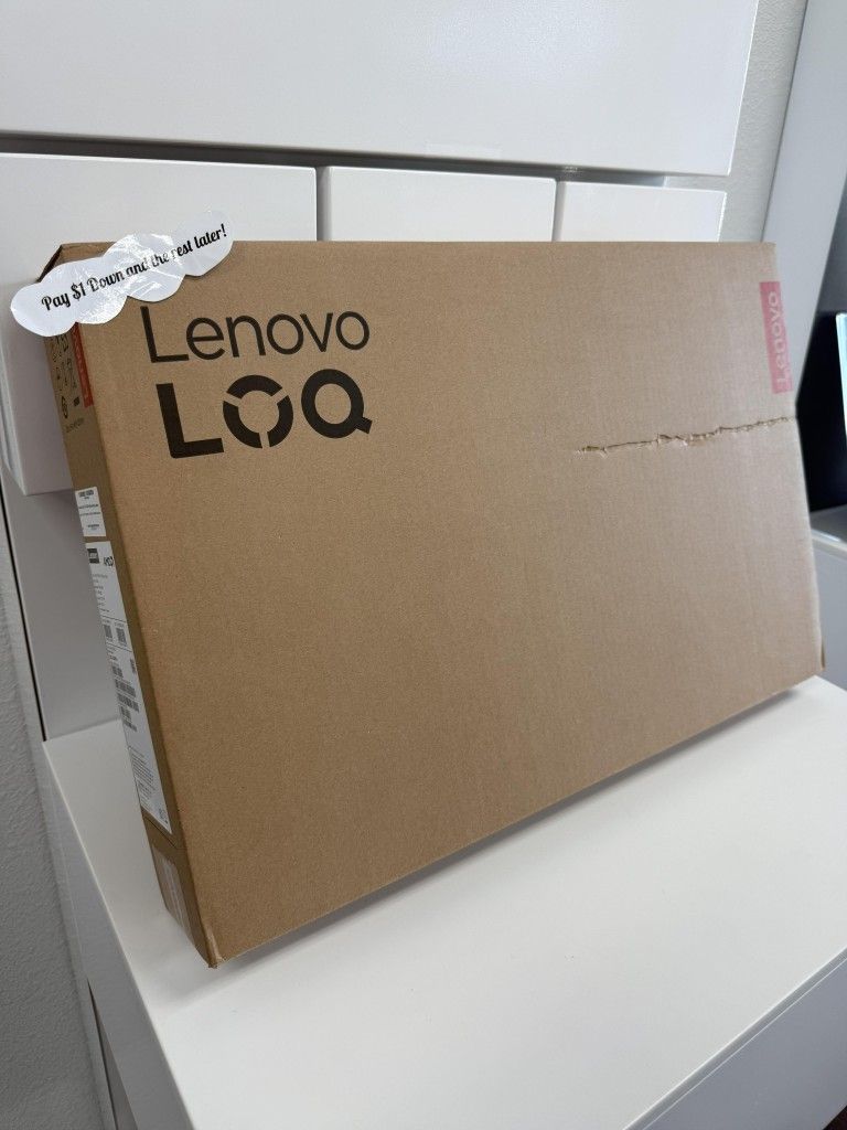 Lenovo LOQ 15.6 FHD Gaming Laptop New - $1 To Take it Home same Day and Pay the Rest later!