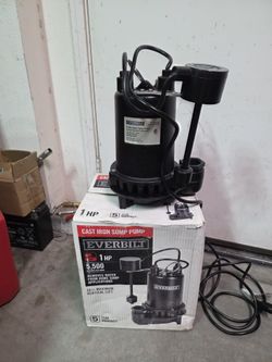 Everbilt Cast Iron Submersible Sump Pump 1 HP 
