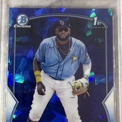 2023 Bowman Sapphire Junior Caminero PSA 10