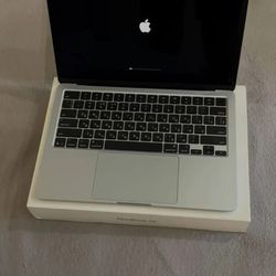 Blue clear macbook laptop