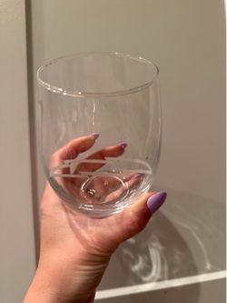 Stemless Wine Glasses - LA Chargers Bolt