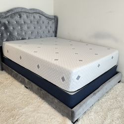 Queen Size Mattress Set And Frame