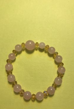 Rose quartz bracelet