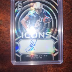 Antonio Gates Spectra On Card Auto /149