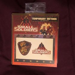 Vintage 1998 Small Soldiers Temporary Tattoos
