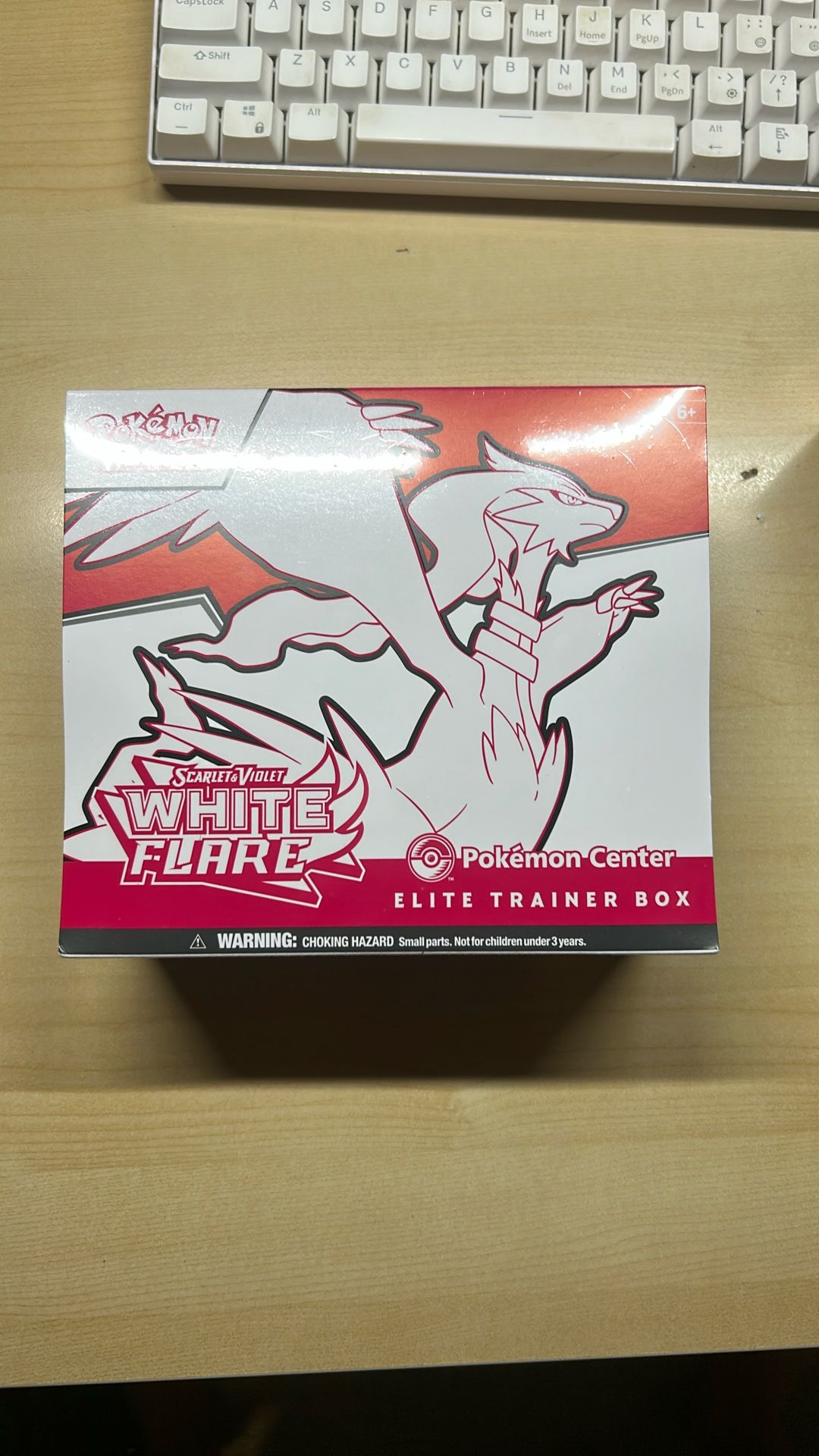 White Flare Pokemon Center Etb