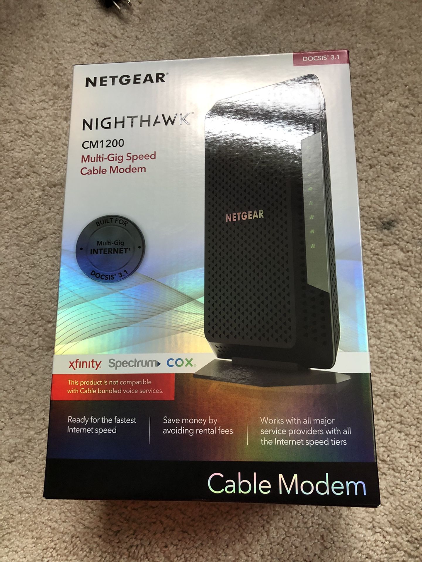 NETGEAR Nighthawk Cable Modem CM1200