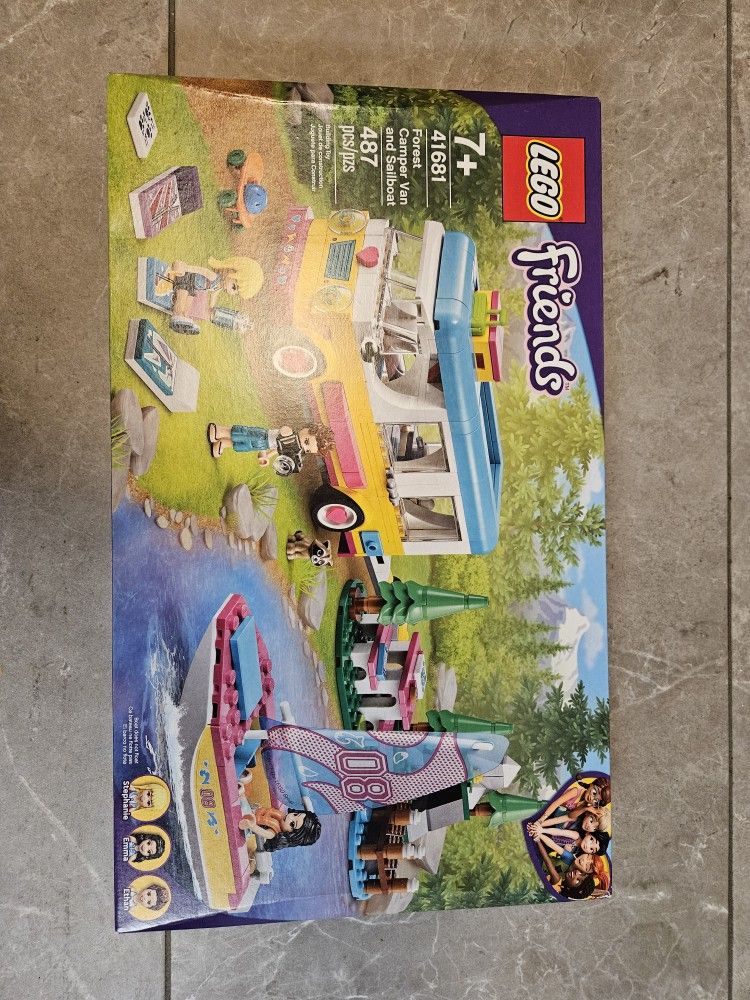 LEGO Friends Camper Van and Sailboat (41681) NEW IN BOX 