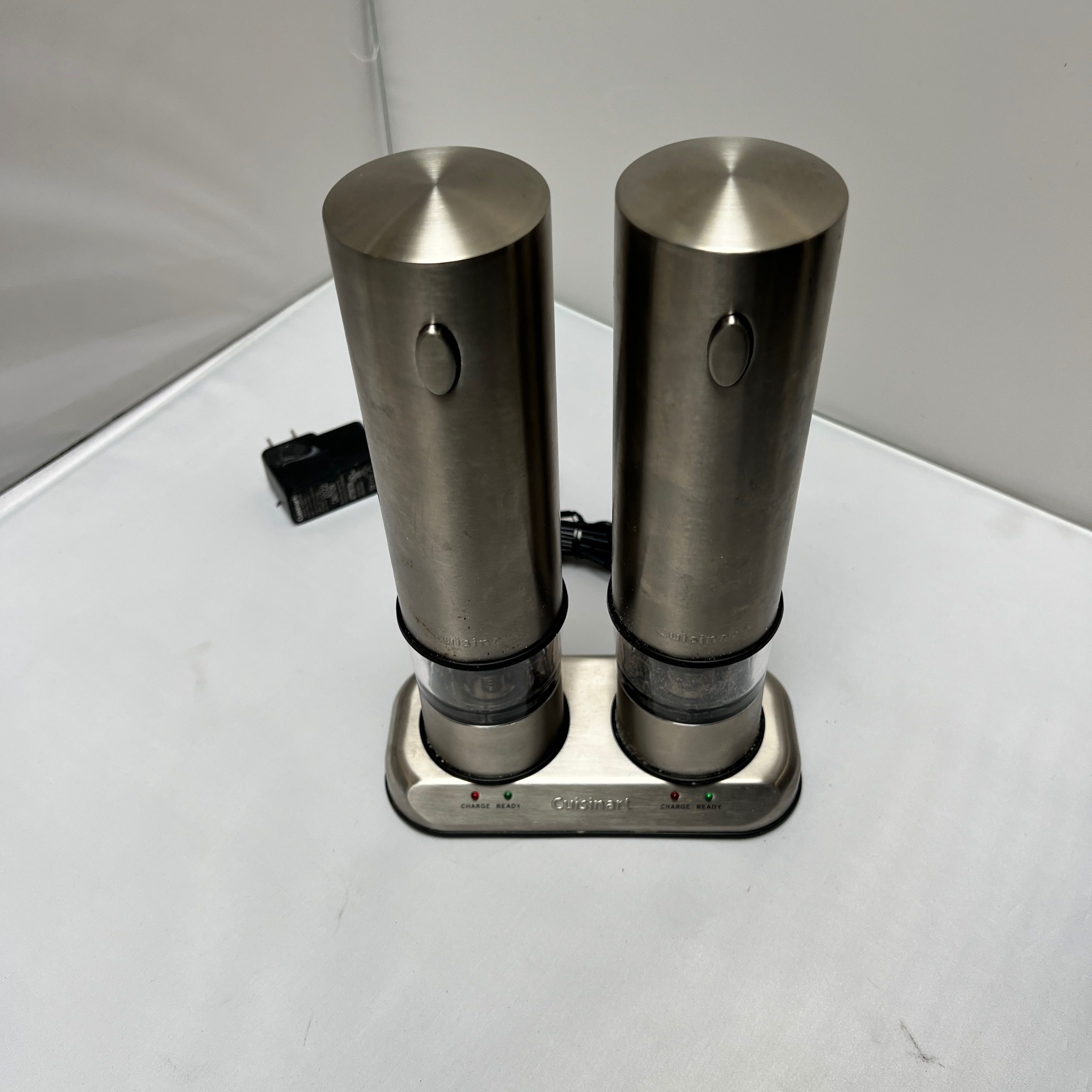 Cuisinart - Rechargeable Salt & Pepper Mills - Silver