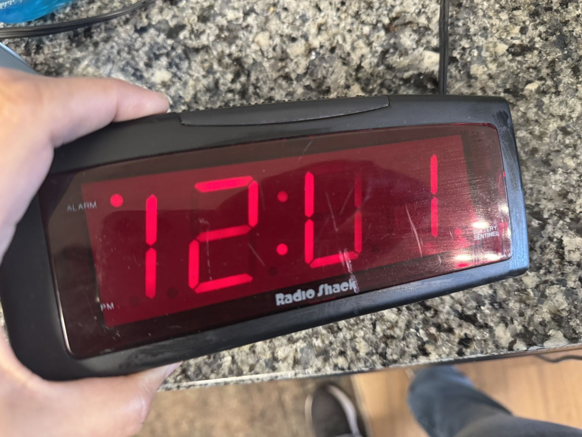 Radio Shack vintage alarm clock