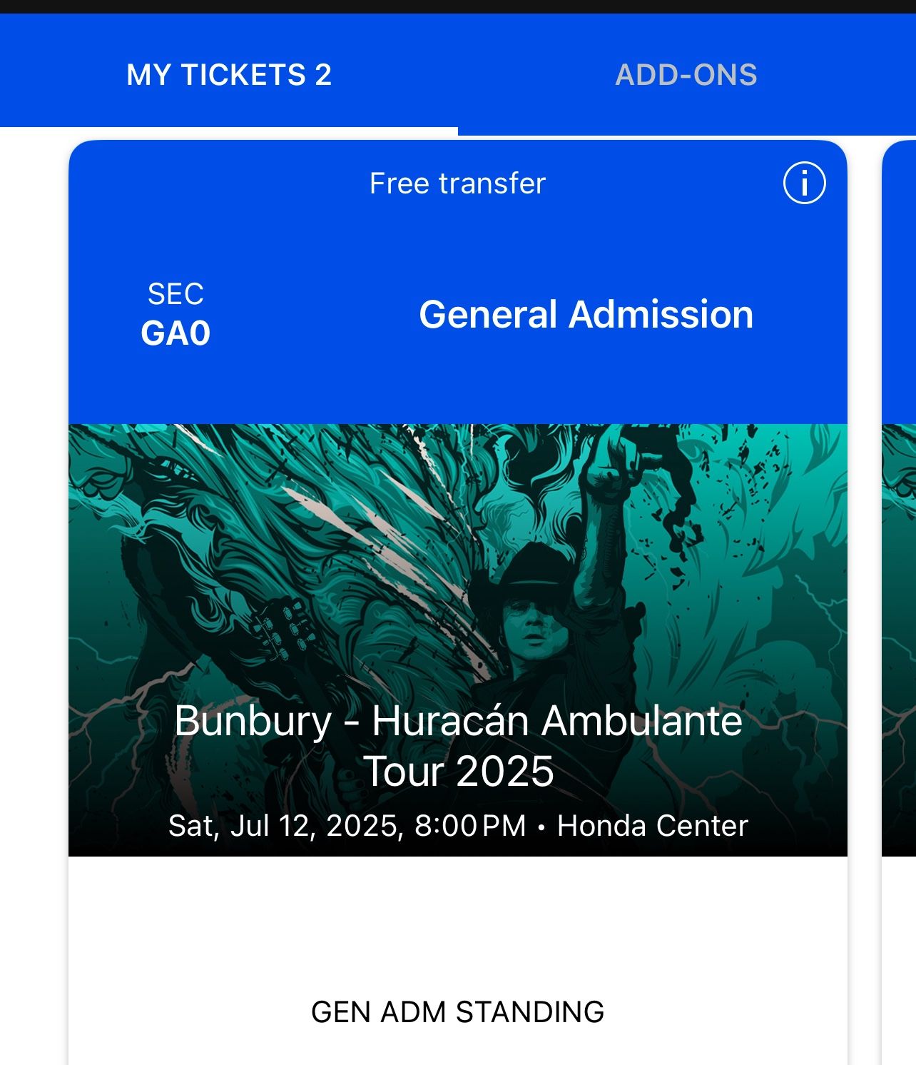 Enrique Bunbury - Huracán Ambulante Concert