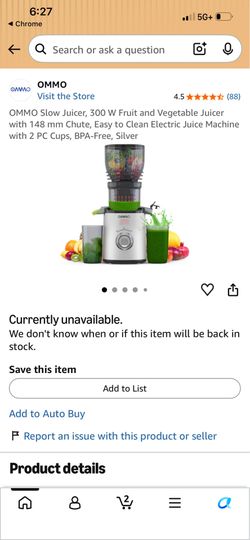 Slow juicer brand new in box
