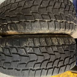 2 LIKE NEW COOPER EVOLUTION WINTER 225/55R18 RETAILS $380 SELLING FOR ONLY $175