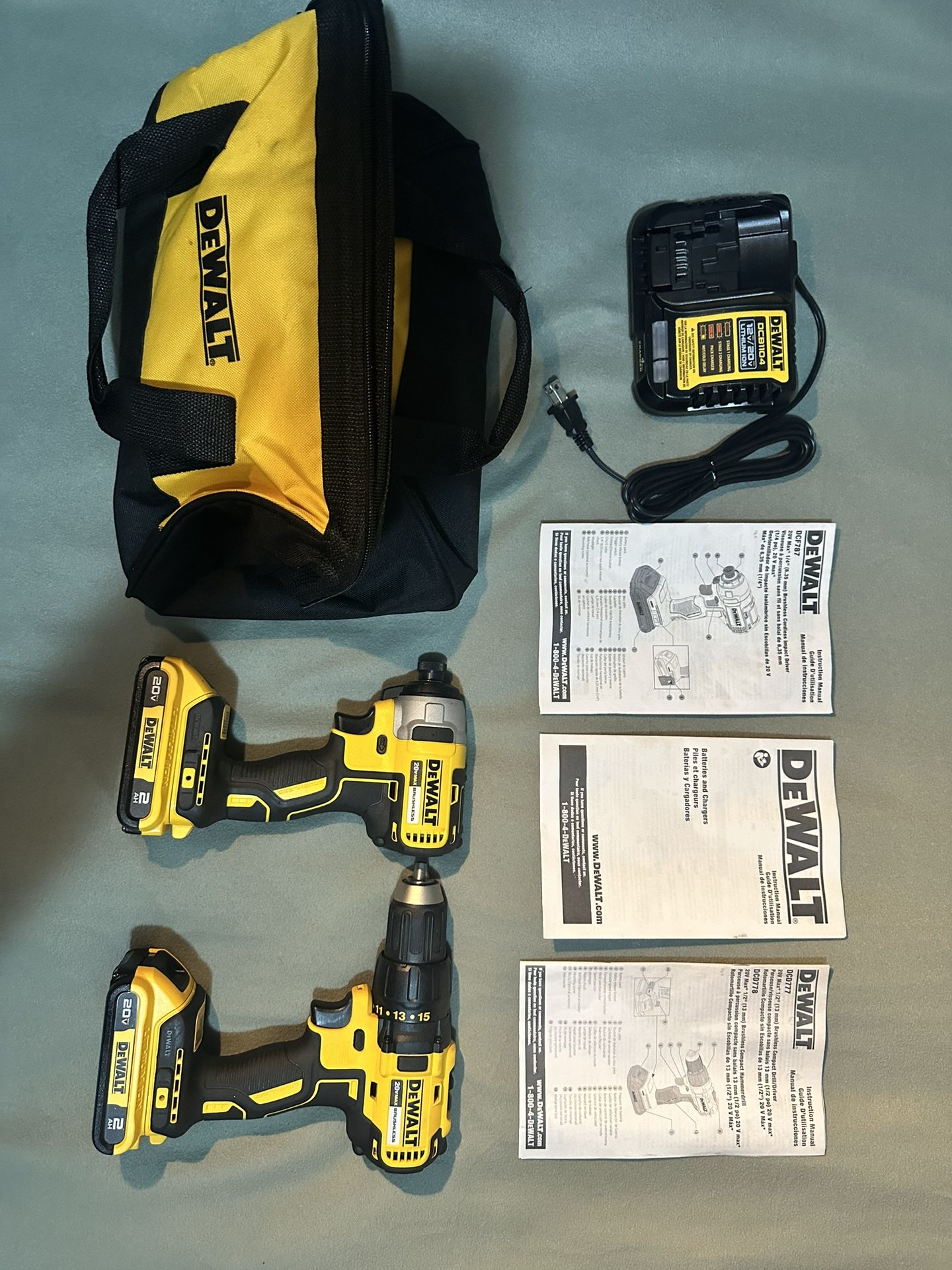 Dewalt Drill And Driver Combo.
