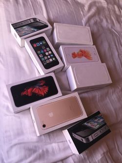 iPhones boxes