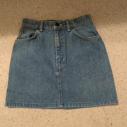 Denim Mini Skirt