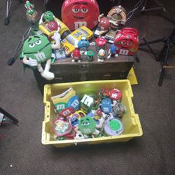 M&M's Banks ,Toys,Lunch Box's And Collectibles