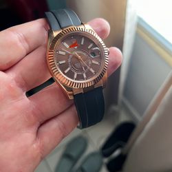 Rose Gold Mens Watch