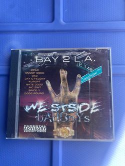 Westside Bad Boys CD Bay 2 LA 2Pac Snoop Dogg Nate Dogg Hip Hop Rap Album 2000