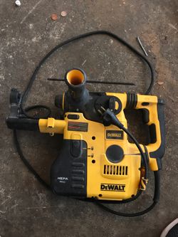 DeWalt hepa filter corded hammer drill